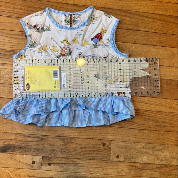 Handmade Vintage-Style Ruffle Top - Picture 2 of 2